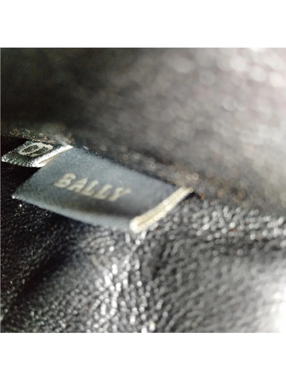 Bally Hand Bag Black Leather